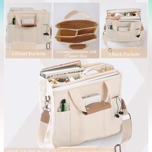 Organizer purse crossbody.